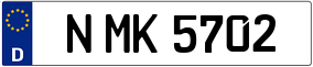 Truck License Plate